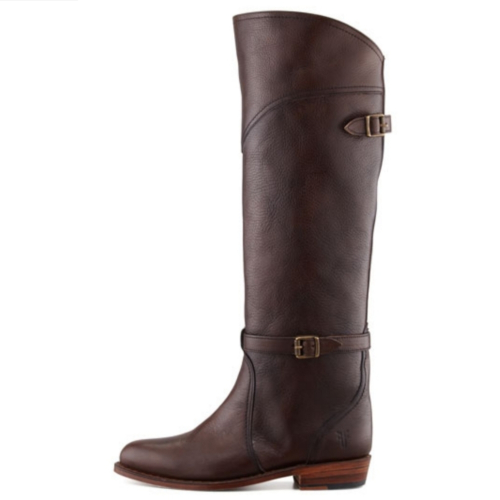 Frye Women's Dorado Leather Riding Boot Shoes Sz 8